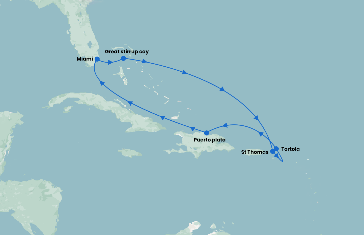 Round trip Caribbean onboard Norwegian Luna